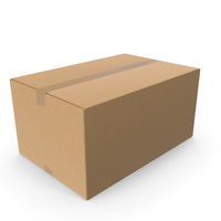 Parcel Cardboard Box Size L PNG & PSD Images