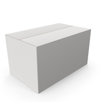 White Empty Parcel Cardboard Box Size XL PNG & PSD Images