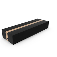 Black Long Parcel Cardboard Box PNG & PSD Images