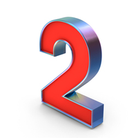 Number 2 PNG & PSD Images