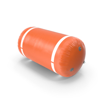 Floating Inflatable Marker Buoy For Water Sport Orange Line PNG & PSD Images