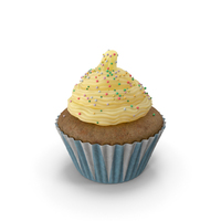 Muffin With Sprinkles PNG & PSD Images