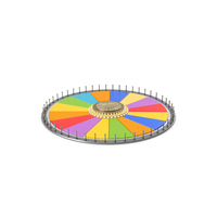 Prize Wheel With Blank Segments PNG & PSD Images