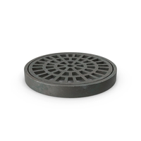 Water Drain Cover Round PNG & PSD Images