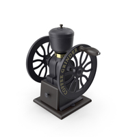 Retro Style Manual Coffee Grinder PNG & PSD Images