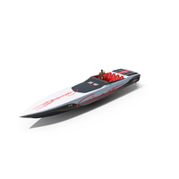 Rapid Racing Boat With Driver PNG & PSD Images
