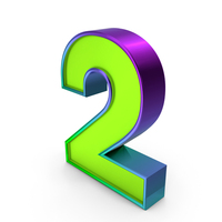 Number 2 PNG & PSD Images