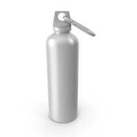 Reusable Aluminum Water Gray Bottle PNG & PSD Images