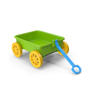 Cartoon Green Kids Wagon PNG & PSD Images