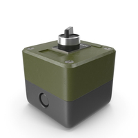 Industrial Switch Button Green PNG & PSD Images