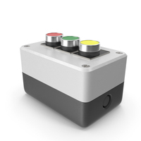 Industrial Triple Button Gray PNG & PSD Images
