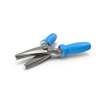 Cartoon Blue Garden Secateurs PNG & PSD Images