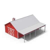 Red Farm Barn PNG & PSD Images