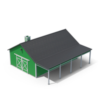 Green Barn PNG & PSD Images