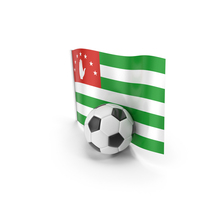 Republic Of Abkhazia Flag With Foot Ball PNG & PSD Images