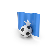 Somalia Flag With Foot Ball PNG & PSD Images