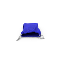 Blue Cloth Pouch PNG & PSD Images