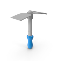 Cartoon Blue Garden Hoe PNG & PSD Images
