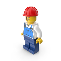 Minifigure LEGO Worker PNG & PSD Images