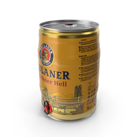 Paulaner Beer 5 Liter Barrel PNG & PSD Images