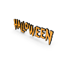 Halloween Word PNG & PSD Images