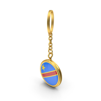 Keychain Flag Democratic Republic of Congo PNG & PSD Images