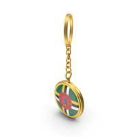 Keychain Flag Dominica PNG & PSD Images