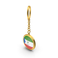 Keychain Flag Equatorial Guinea PNG & PSD Images