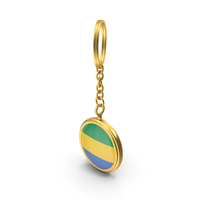 Keychain Flag Gabon PNG & PSD Images