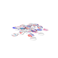 Badges Group Vote Election USA PNG & PSD Images