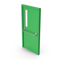 Green Corridor Door PNG & PSD Images