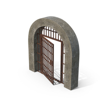 Opened Dungeon Entrance PNG & PSD Images