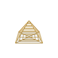 Pyramid Square Shape Wire Frame PNG & PSD Images