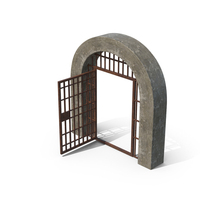 Opened Dungeon Entrance PNG & PSD Images