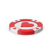 Casino Chip Heart PNG & PSD Images
