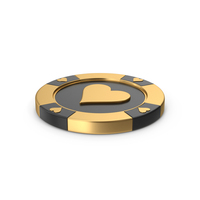 Heart Casino Chip PNG & PSD Images