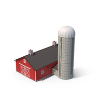 Farm Barn Silo PNG & PSD Images