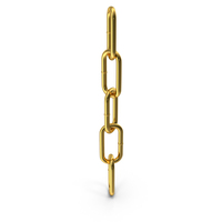 Chain Links Gold PNG & PSD Images
