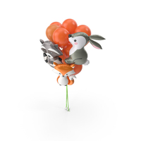 Foil Animal Balloons PNG & PSD Images