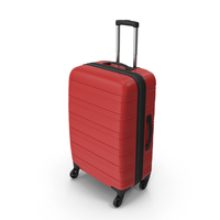 Travel Suitcase Red PNG & PSD Images