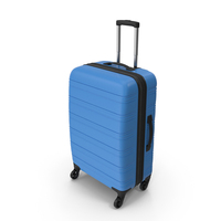 Travel Suitcase Blue PNG & PSD Images