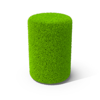 Grass Cylinder PNG & PSD Images