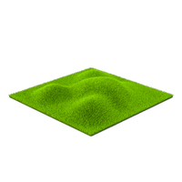 Grass Square Hill PNG & PSD Images