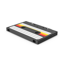 Cassette Flat Colorful Side PNG & PSD Images