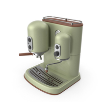 Retro Espresso Machine PNG & PSD Images
