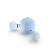 Molecule H2O Blue PNG & PSD Images