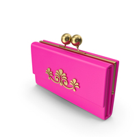 Cartoon Pink Women Wallet PNG & PSD Images