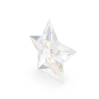Five Pointed Star Glass Dispersion PNG & PSD Images