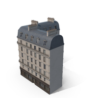 Paris Corner Traditional Building PNG & PSD Images