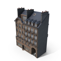 Paris Traditional Building With Archway PNG & PSD Images